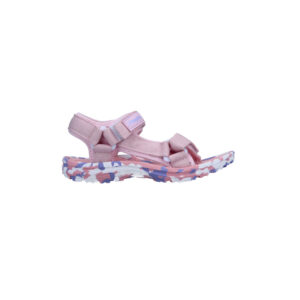 Sandalias de niño en color rosa, muy cómodas y ligeras. La suela de EVA tiene el grosor necesario como para que el pie quede protegido de las irregularidades de los caminos y asfaltos.
