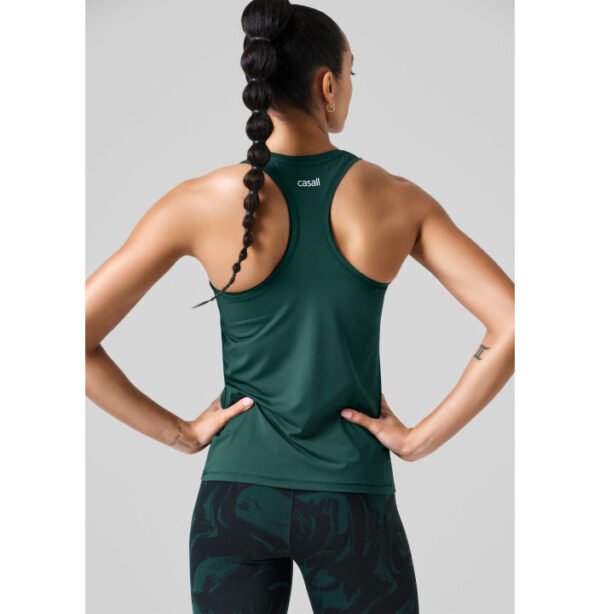 CAMISETA SIN MANGAS ESSENTIAL RACERBACK - PINO OSCURO flavisport