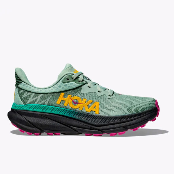 ZAPATILLAS HOKA CHALLENGER 7 MUJER VERDE TURQUESA flavisport